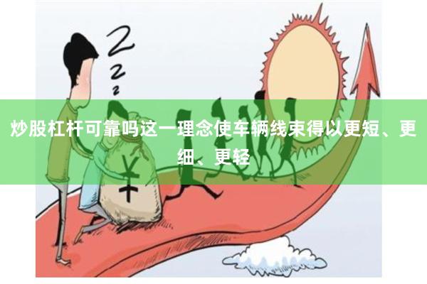 炒股杠杆可靠吗这一理念使车辆线束得以更短、更细、更轻